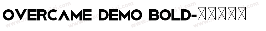Overcame Demo Bold字体转换